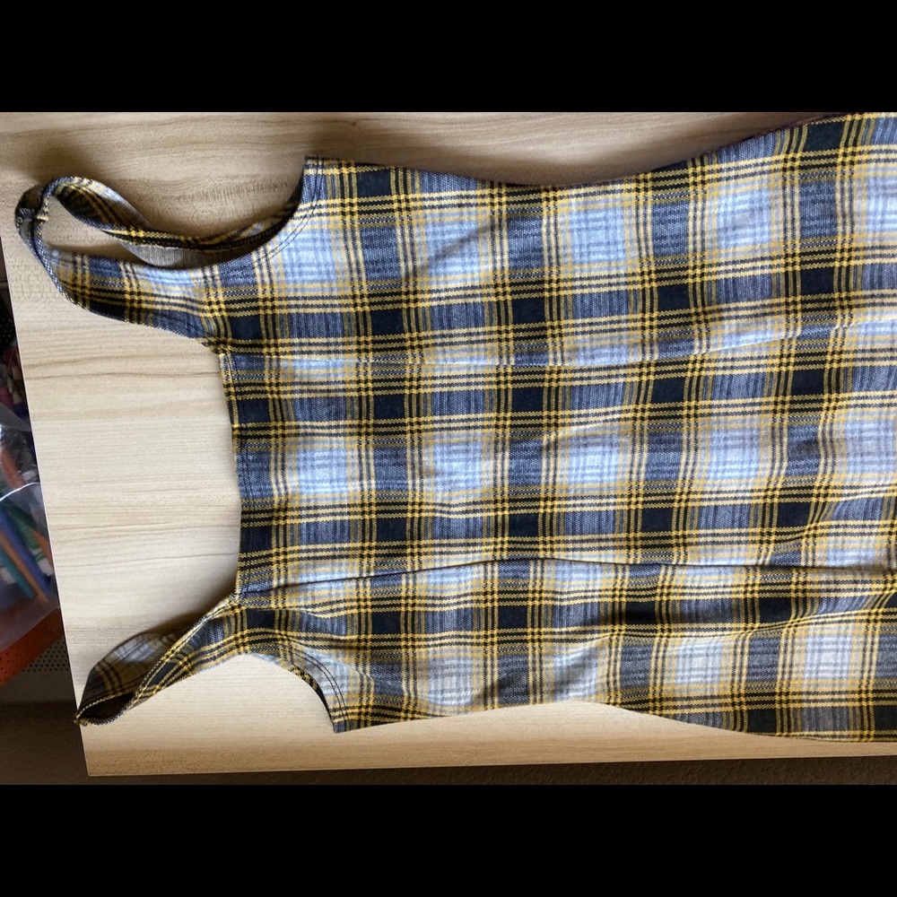 PLAID DRESS
